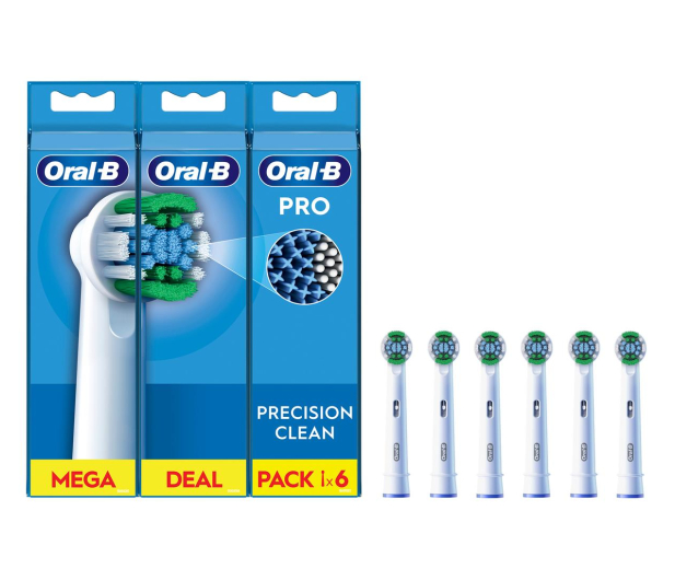 Oral-B Końcówki do szczoteczki ORAL-B PrecisionClean EB20RX (6szt.) - 1225913 - zdjęcie